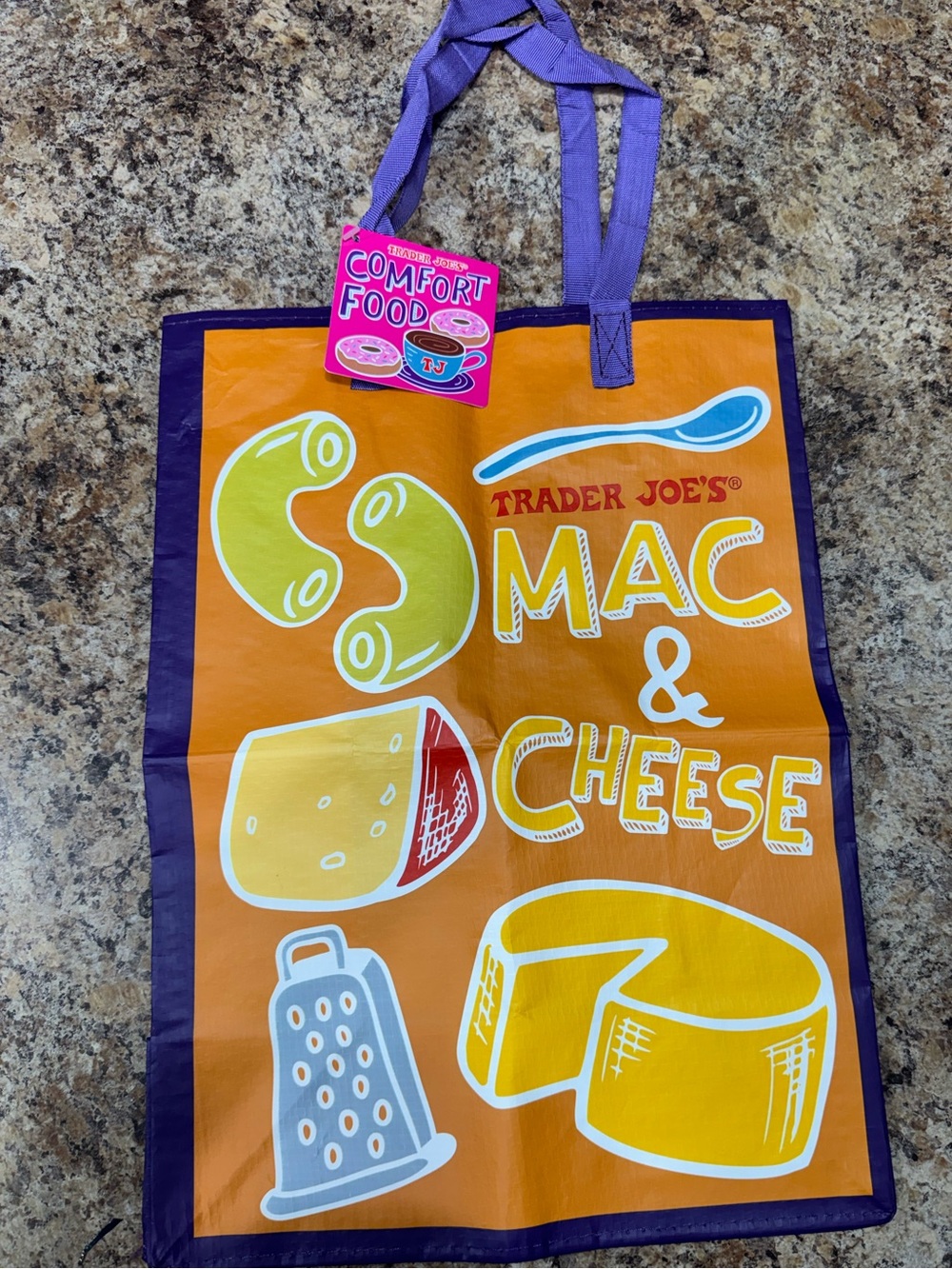 Trader Joe’s Comfort Food Tote Bag NWT